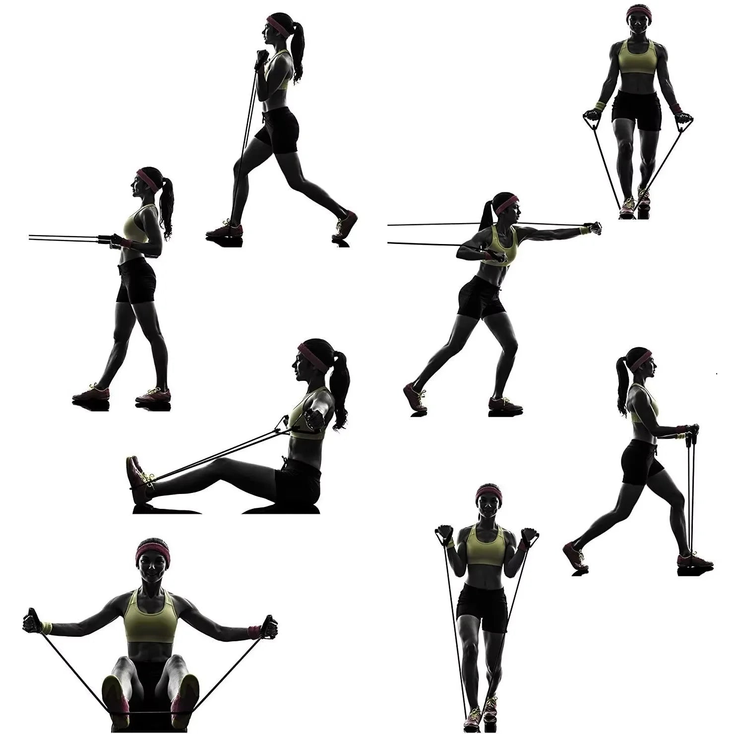 🏋️♂️🔥 Kit Extensor Elástico – Sua Academia em Casa! 💪✨