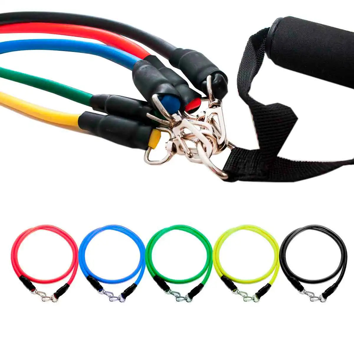 🏋️♂️🔥 Kit Extensor Elástico – Sua Academia em Casa! 💪✨