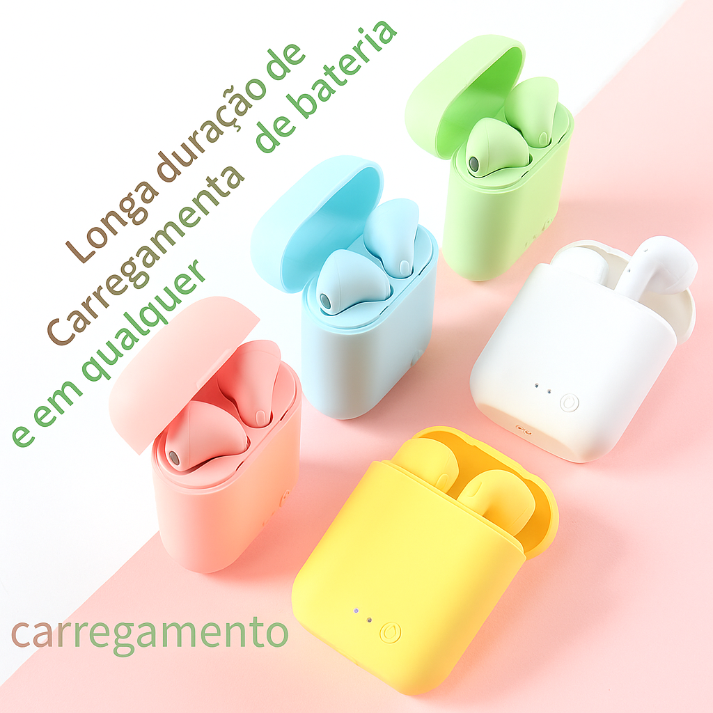 ✨FONE DE OUVIDO WIRELESS BLUETOOTH - MINI 2 TWS COLORS✨