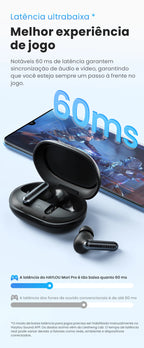 🎧 HAYLOU Mori Pro – Fone Bluetooth 5.4 com Cancelamento de Ruído Ativo -43dB