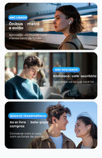 🎧 HAYLOU Mori Pro – Fone Bluetooth 5.4 com Cancelamento de Ruído Ativo -43dB