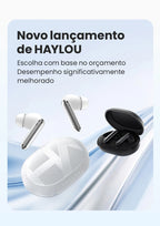 🎧 HAYLOU Mori Pro – Fone Bluetooth 5.4 com Cancelamento de Ruído Ativo -43dB