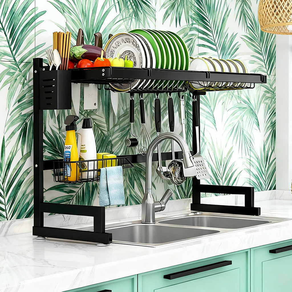 🖤 ORGANIZADOR DE PIA DE COZINHA 🍽️✨