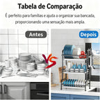 🖤 ORGANIZADOR DE PIA DE COZINHA 🍽️✨